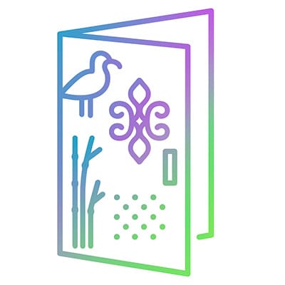 Lámina Hielo / Arabesco / Gaviota / Bambú: